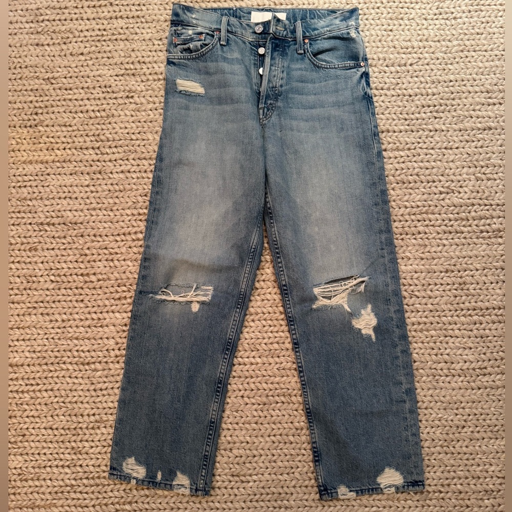 MOTHER Light Blue Denim Jeans